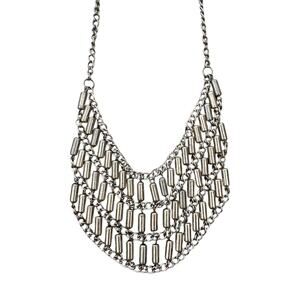 Vintage Belly Dancer Necklace Silver Bohemian festival burning man Coachella